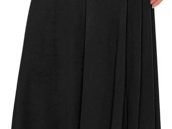 Women's Styleish Print/Solid High Waist Flare Long Maxi Skirt