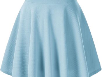Women's Basic Versatile Stretchy Flared Casual Mini Skater Skirt