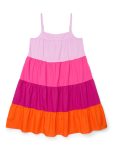 Girls Tiered Colorblock Dress, Sizes 4-18 & Plus