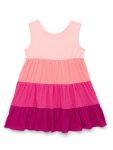 Toddler Girls Tiered Colorblock Dress, Sizes 12M-5T