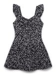 Tween Girls Flutter Sleeve Scooter Dress, Sizes 4-18