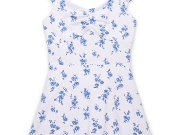 Tween Girls Flutter Sleeve Scooter Dress, Sizes 4-18